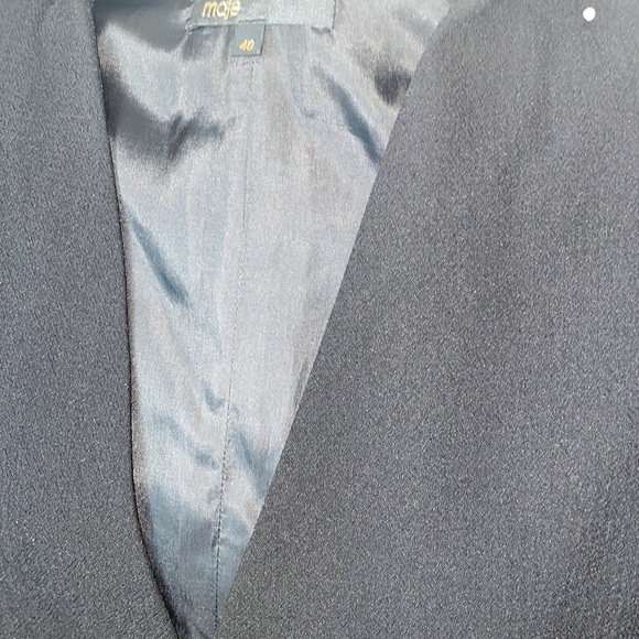 Retail $309 Maje Structured Sleeve Jumpsuit - Picture 7 of 10